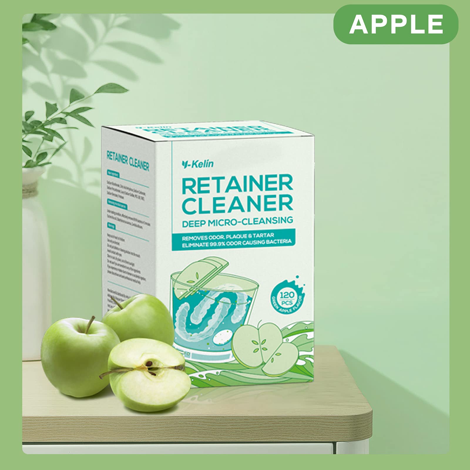 YKL toothbrush and tablets on bathroom counter for daily use benefit