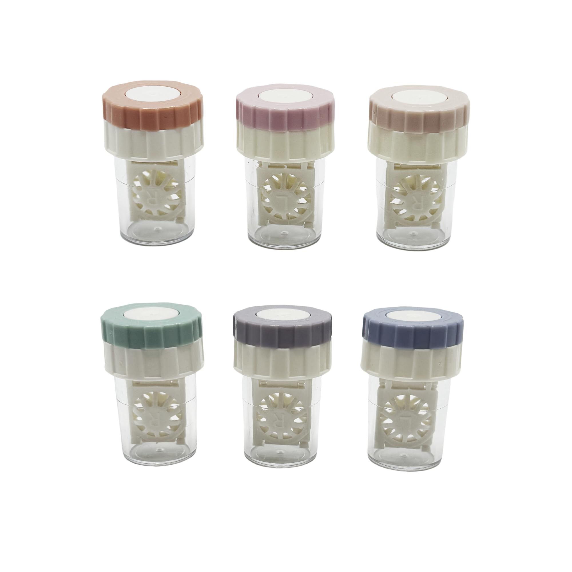 Six-pack YKuzLx contact lens washer cleaner – travel-friendly compact design