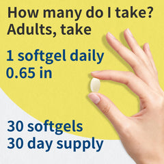 Close-up of softgels highlighting magnesium and MCT oil for absorption