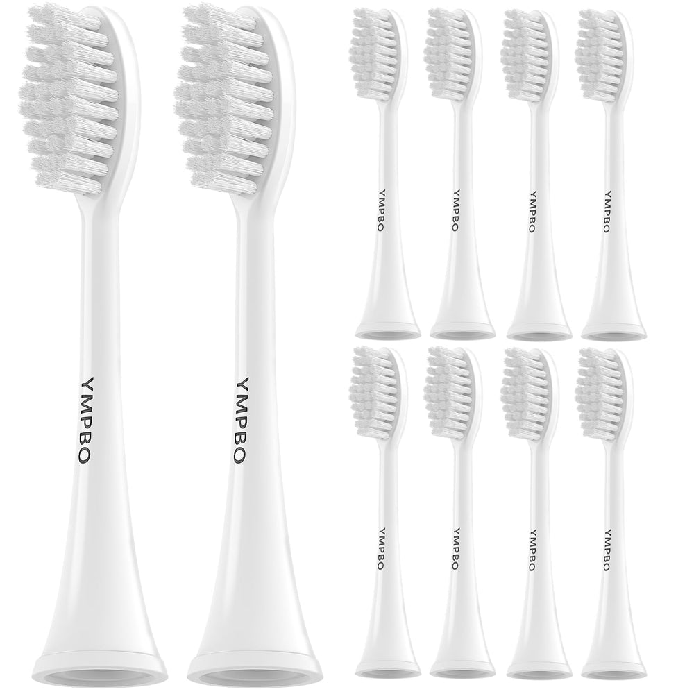 YMPBO 10-pack toothbrush replacement heads compatible with Tao Clean Sonic Toothbrush