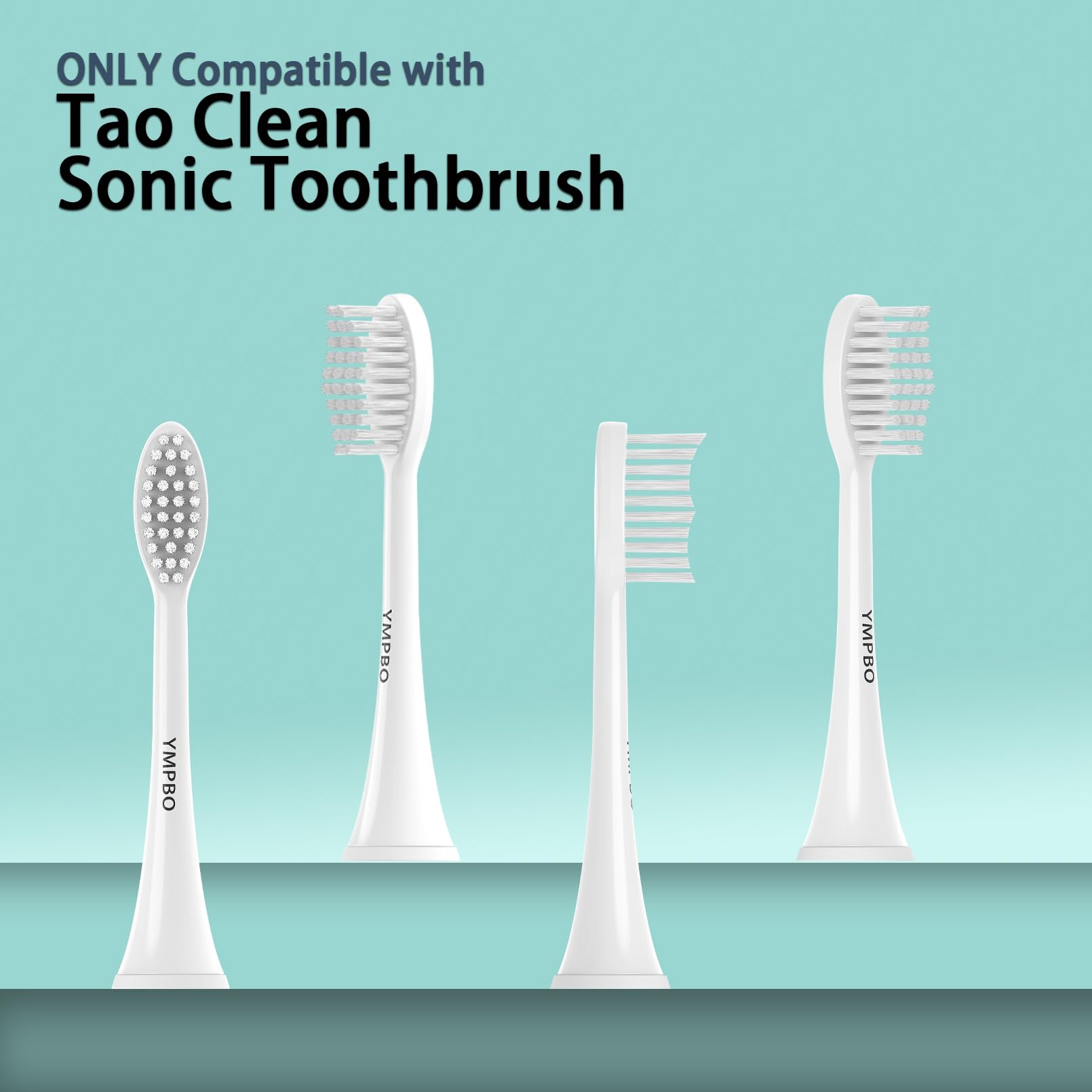 W-cut design for deep cleaning in Tao Clean replacement heads