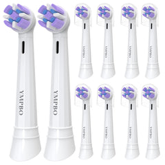 YMPBO replacement heads for Oral-B iO Series 10-3, white, 10 pack