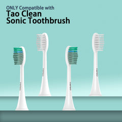 YMPBO 10-pack replacement heads for Tao Clean UV sanitizing toothbrush