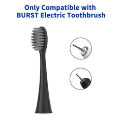 Interdental cut bristle design on YMPBO Burst heads
