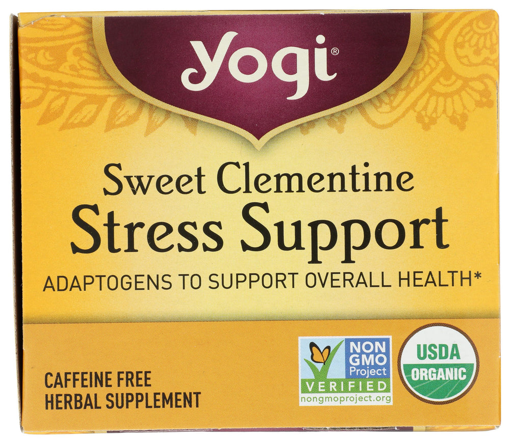 USDA Organic seal on Yogi Tea packaging