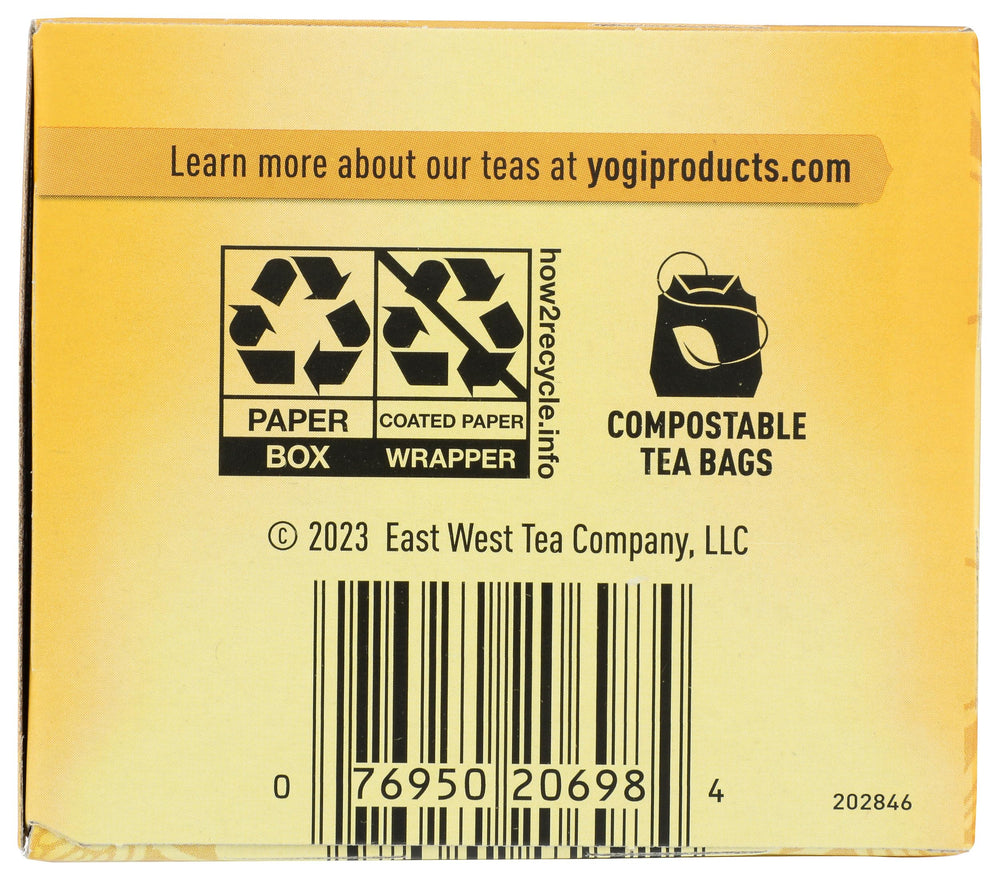 Serving suggestion: tea bag steeping in cup