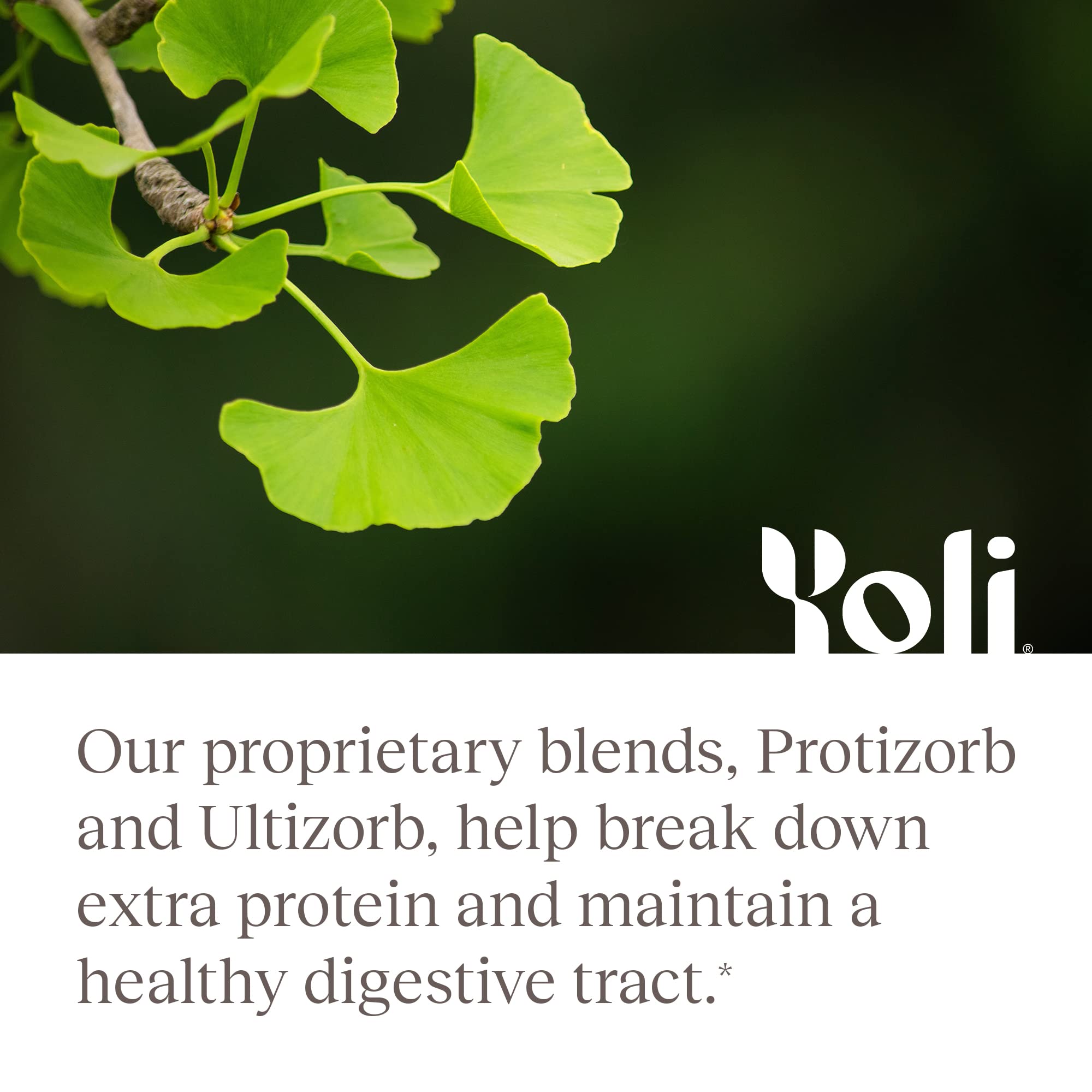 Lifestyle image showing Yoli Enzyme on a table