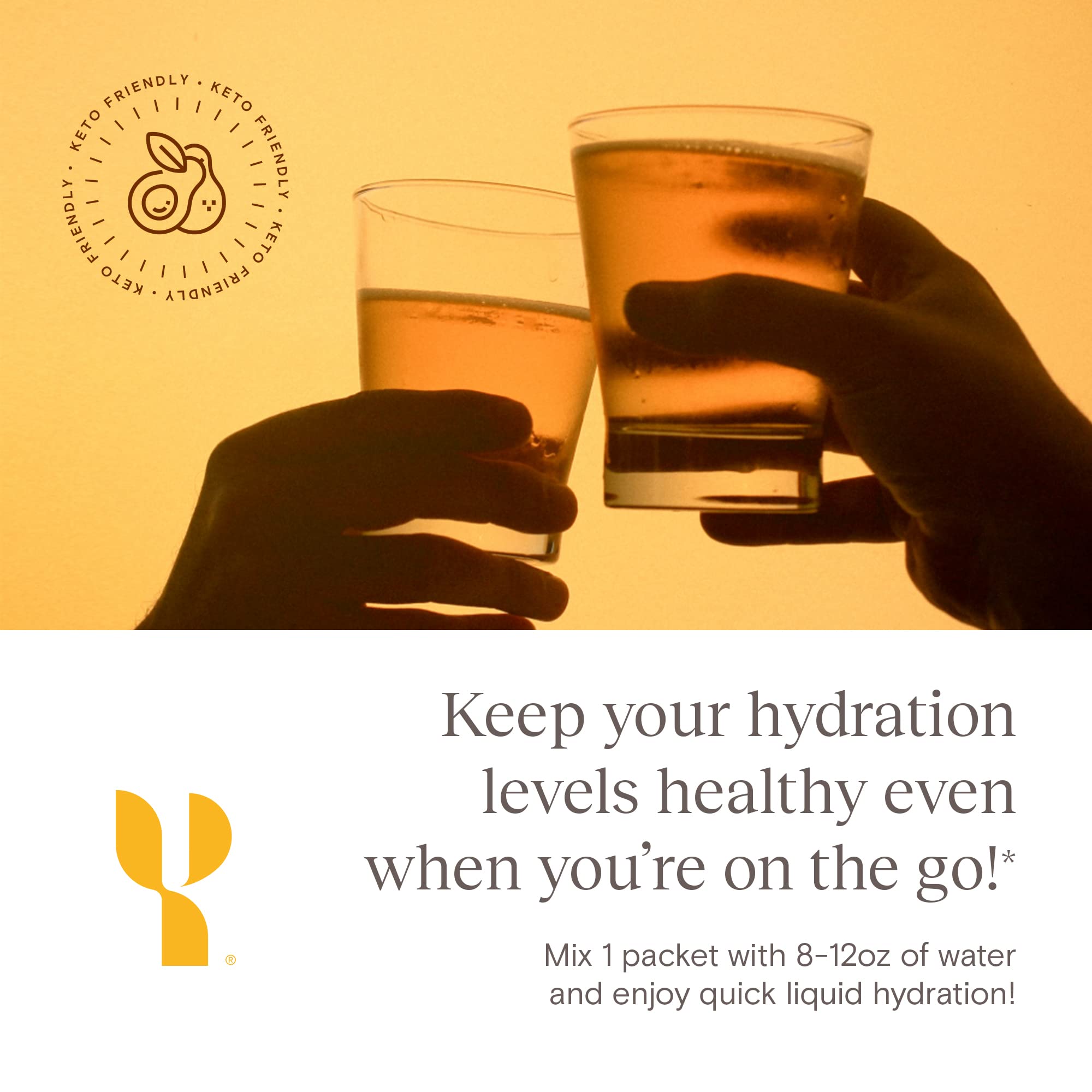 Yoli Fun keto-friendly hydration during workout session