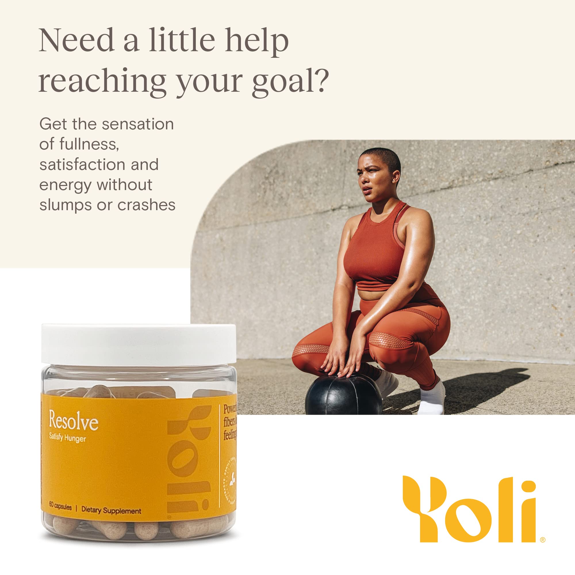 Yoli Resolve bottle open with capsules visible for convenient dosing
