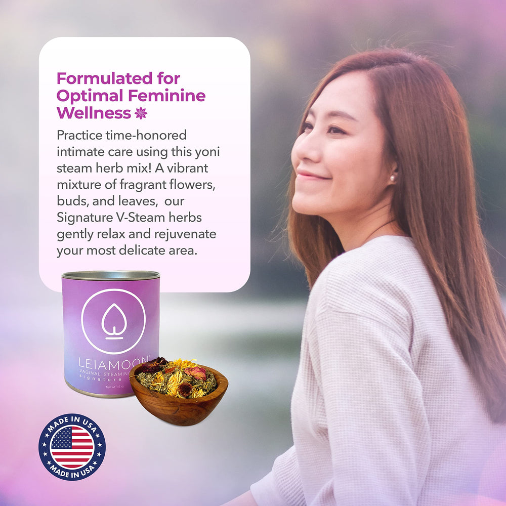 Close-up of assorted yoni steam herbs