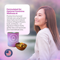 Close-up of assorted yoni steam herbs