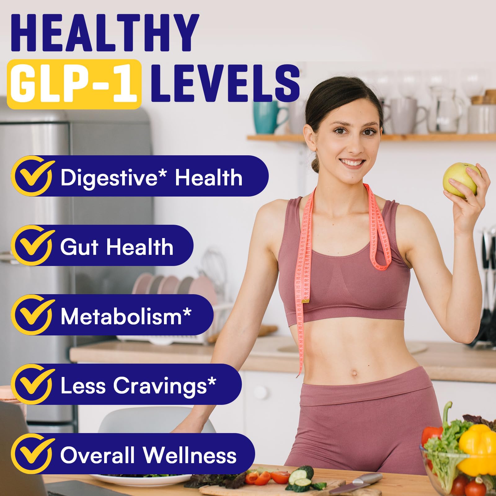 Yooaseital berberine ingredient powder closeup highlighting natural GLP-1 synergy for metabolism.