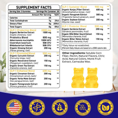 Yooaseital GLP-1 gummies closeup grapefruit flavor supporting digestive comfort and energy.