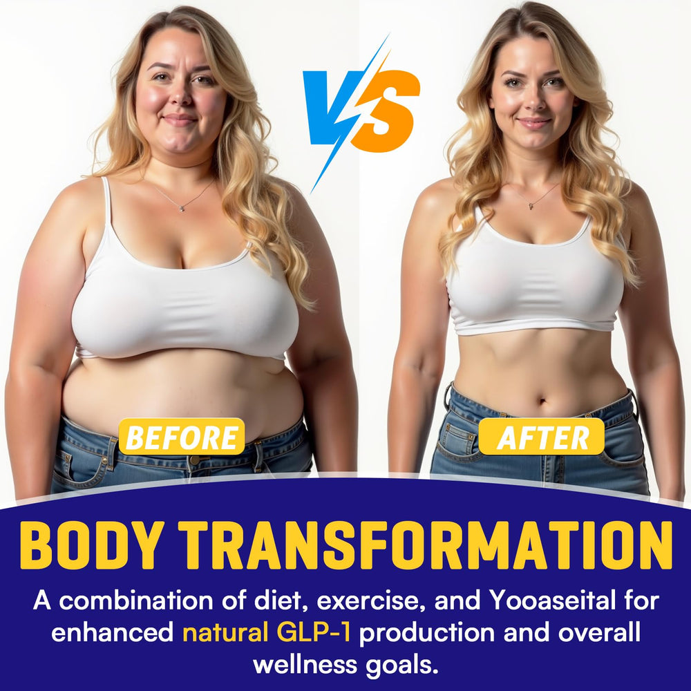 Yooaseital grapefruit-flavored GLP-1 gummies ready for daily routine.