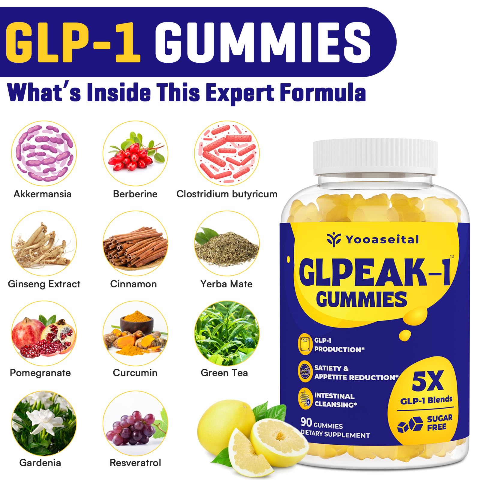 Yooaseital lifestyle scene with gummies supporting energy and digestion.