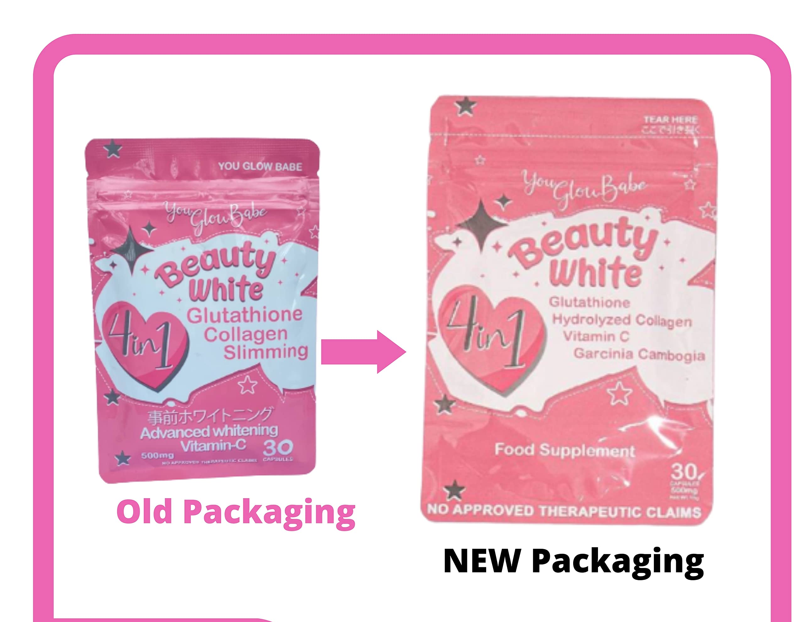 Two-pack packaging with 60 capsules total