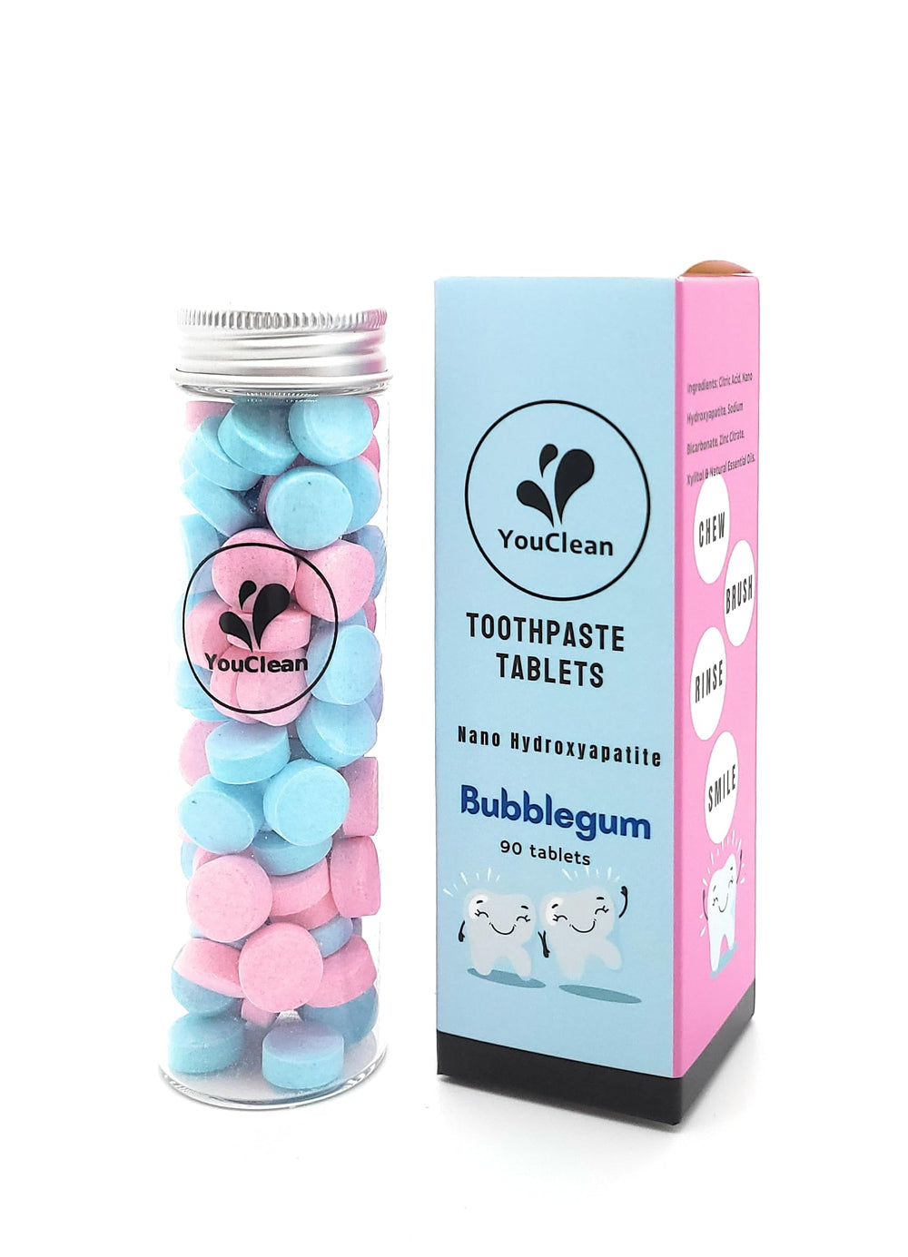 Nano Hydroxyapatite and natural ingredients emphasis for YouClean
