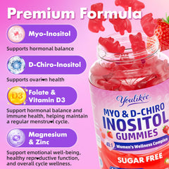 Youlikee ingredient scoop with myo and d-chiro powders for clarity