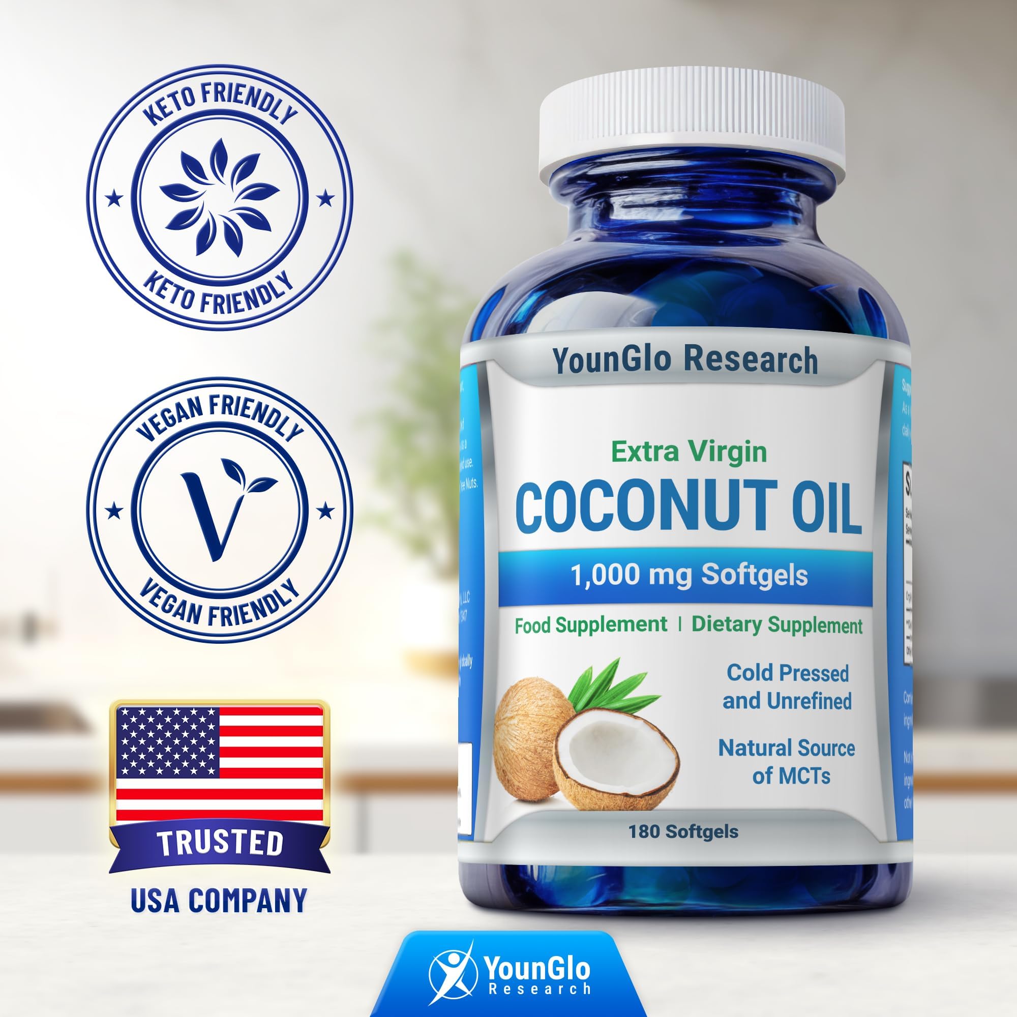 Non-GMO, dairy-free, gluten-free and sugar-free icons on label