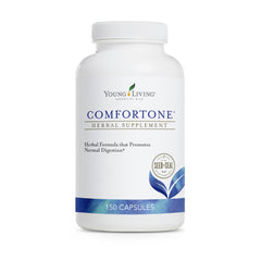 Front view of Young Living ComforTone Capsules bottle (150-count)