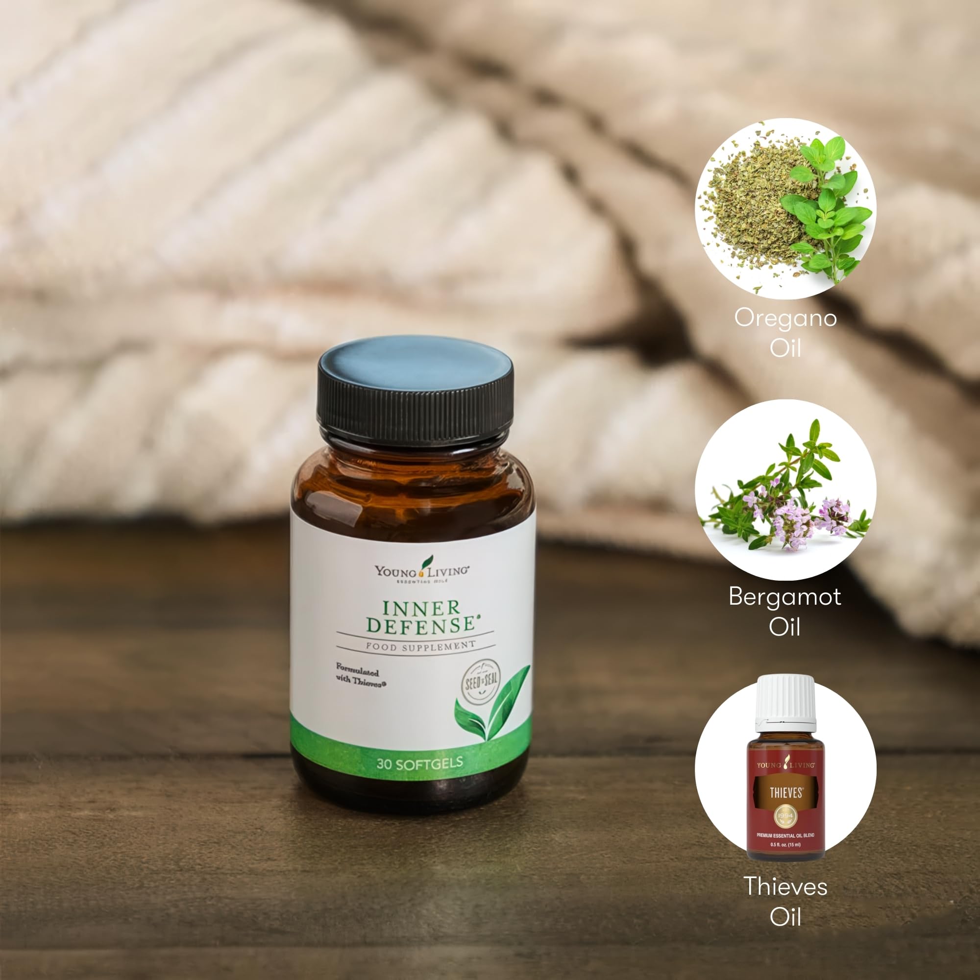 Seed to Seal quality badge and product packaging