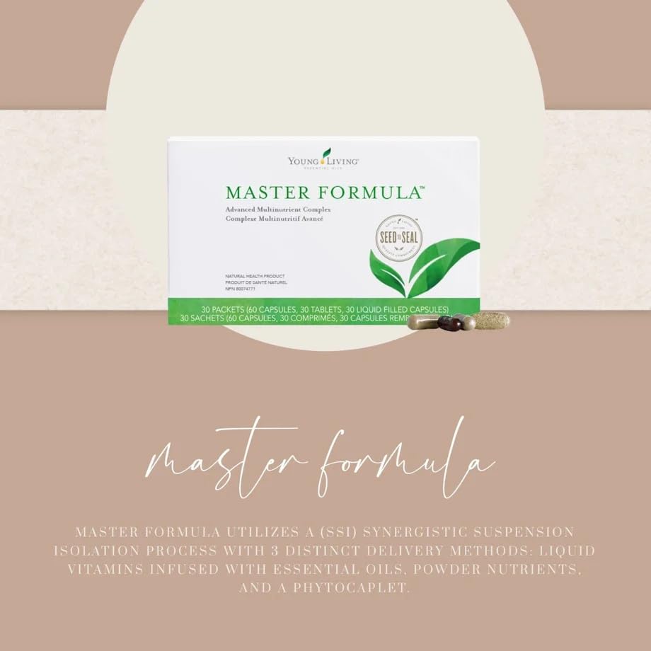 Product packaging box and bottle for Master Formula 30-count