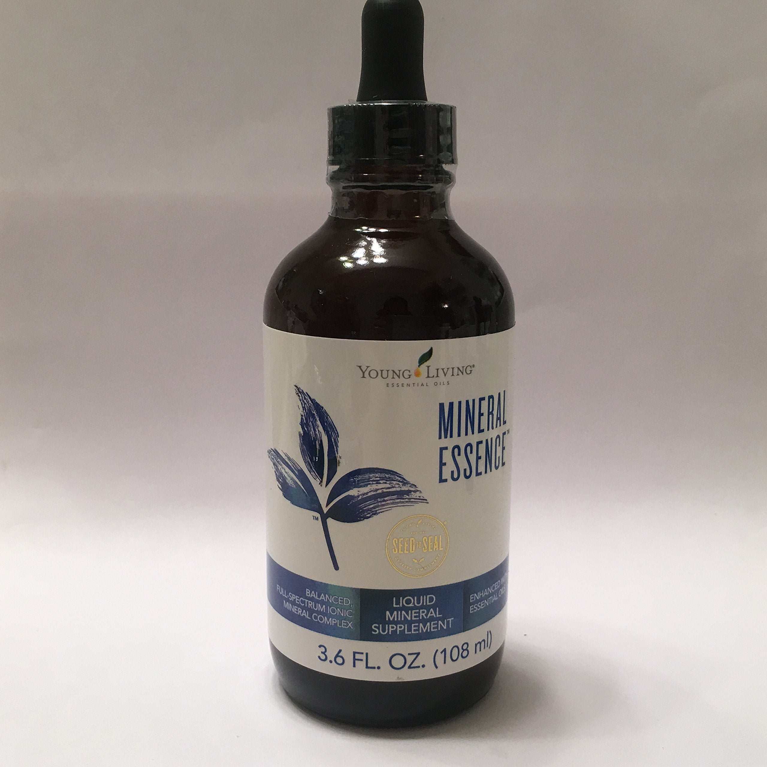 Young Living Mineral Essence 3.6 fl oz bottle with ionic minerals and magnesium-rich formula