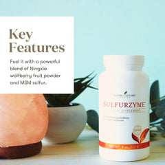 Sulfurzyme Powder 8 oz label and packaging