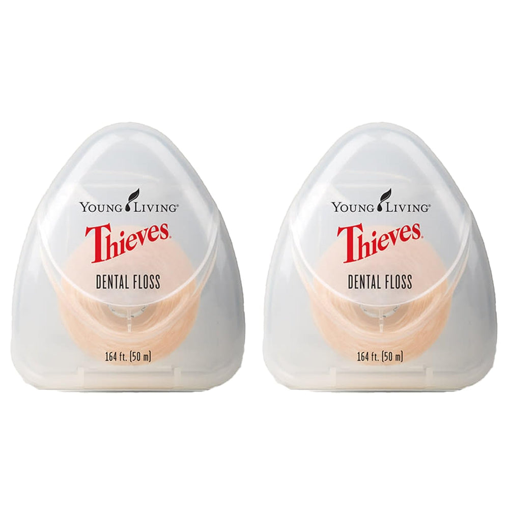 Young Living Thieves Dental Floss 164 ft packaging and label