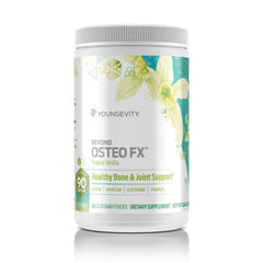 Front view of Youngevity Beyond Osteo FX Tropical Vanilla canister