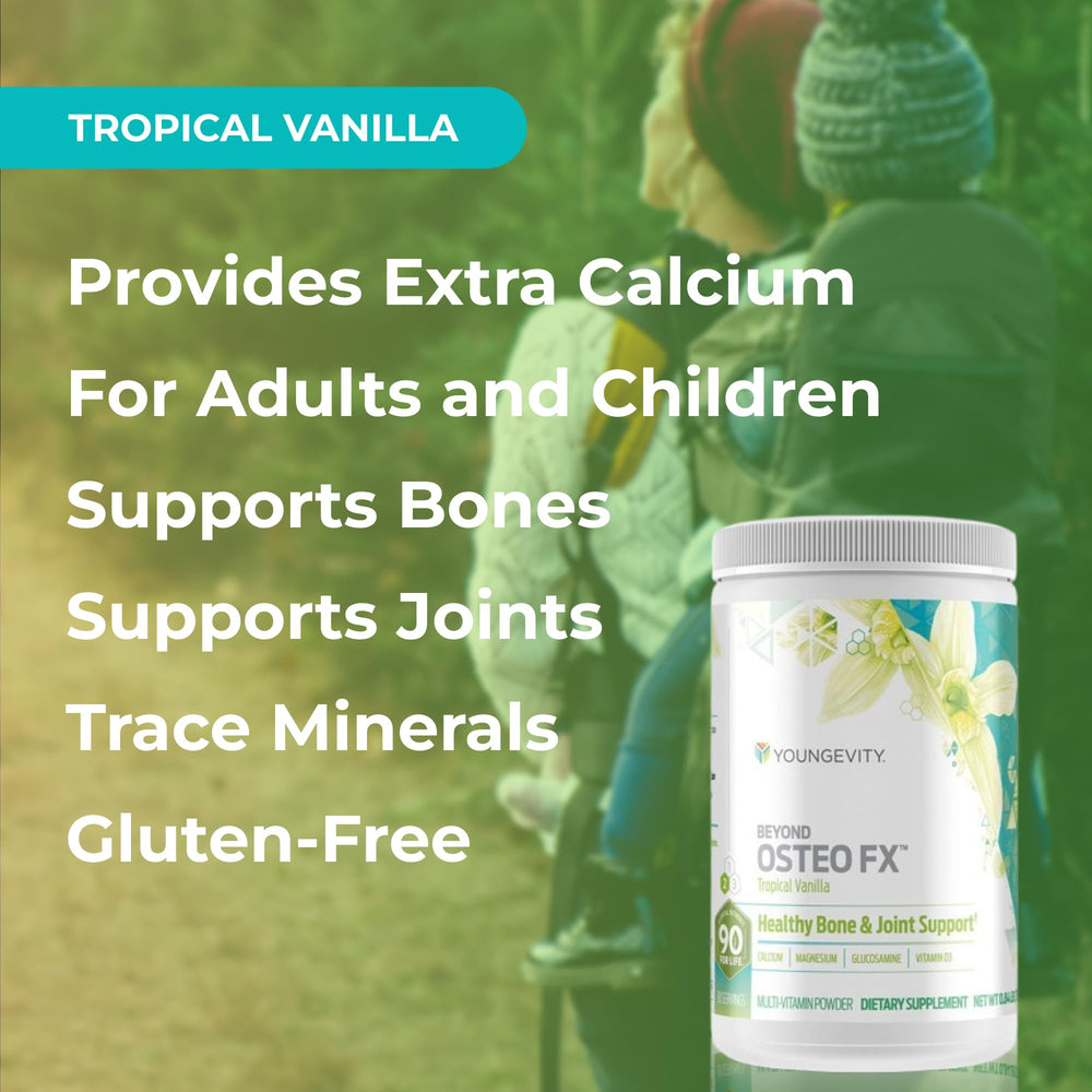Ingredient list for Beyond Osteo FX Tropical Vanilla