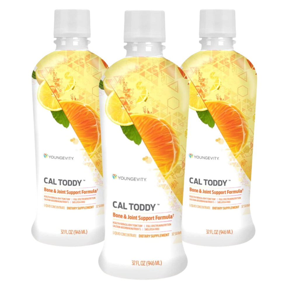 Front label of Youngevity CAL Toddy bottle