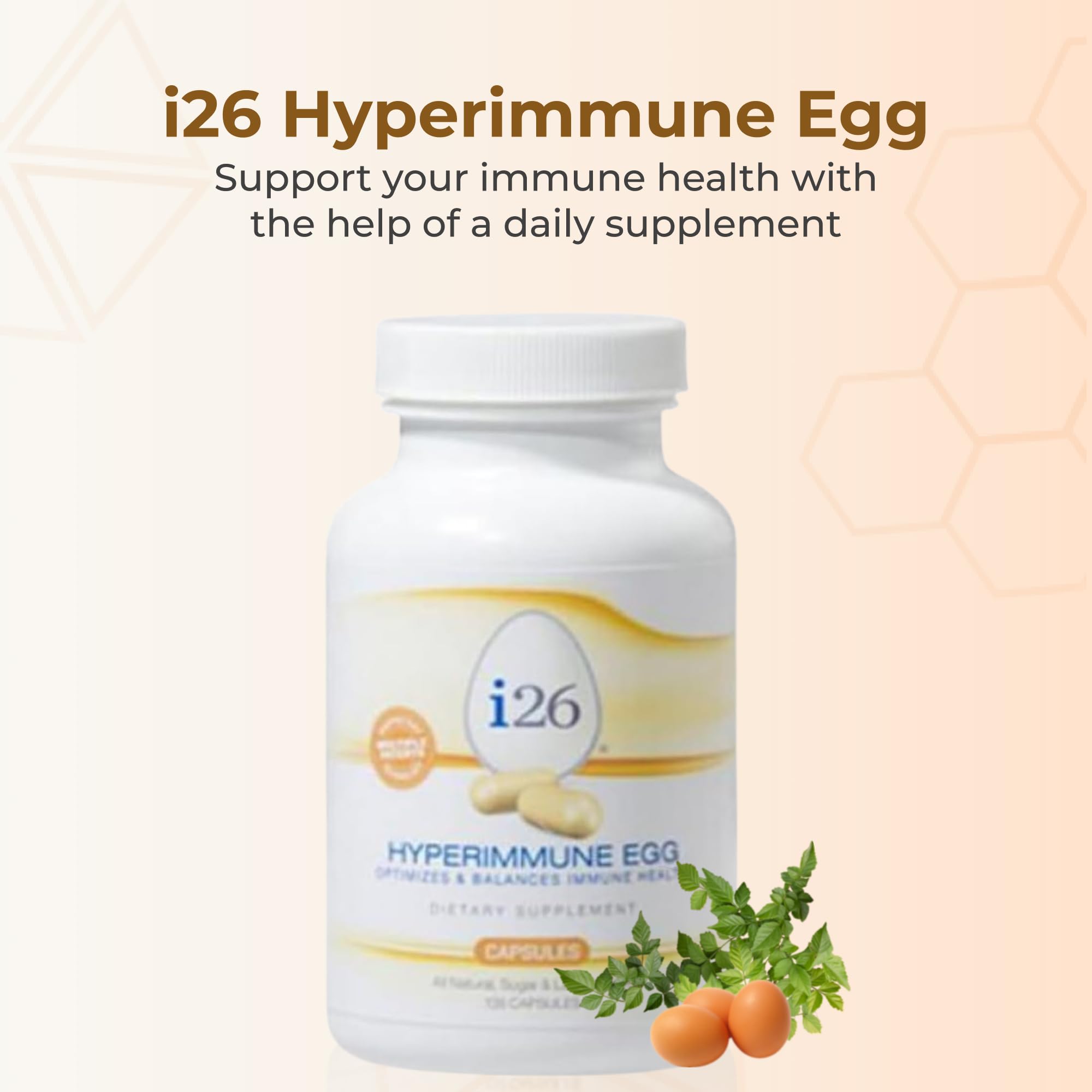 Digestive health support with i26 hyperimmune egg capsules
