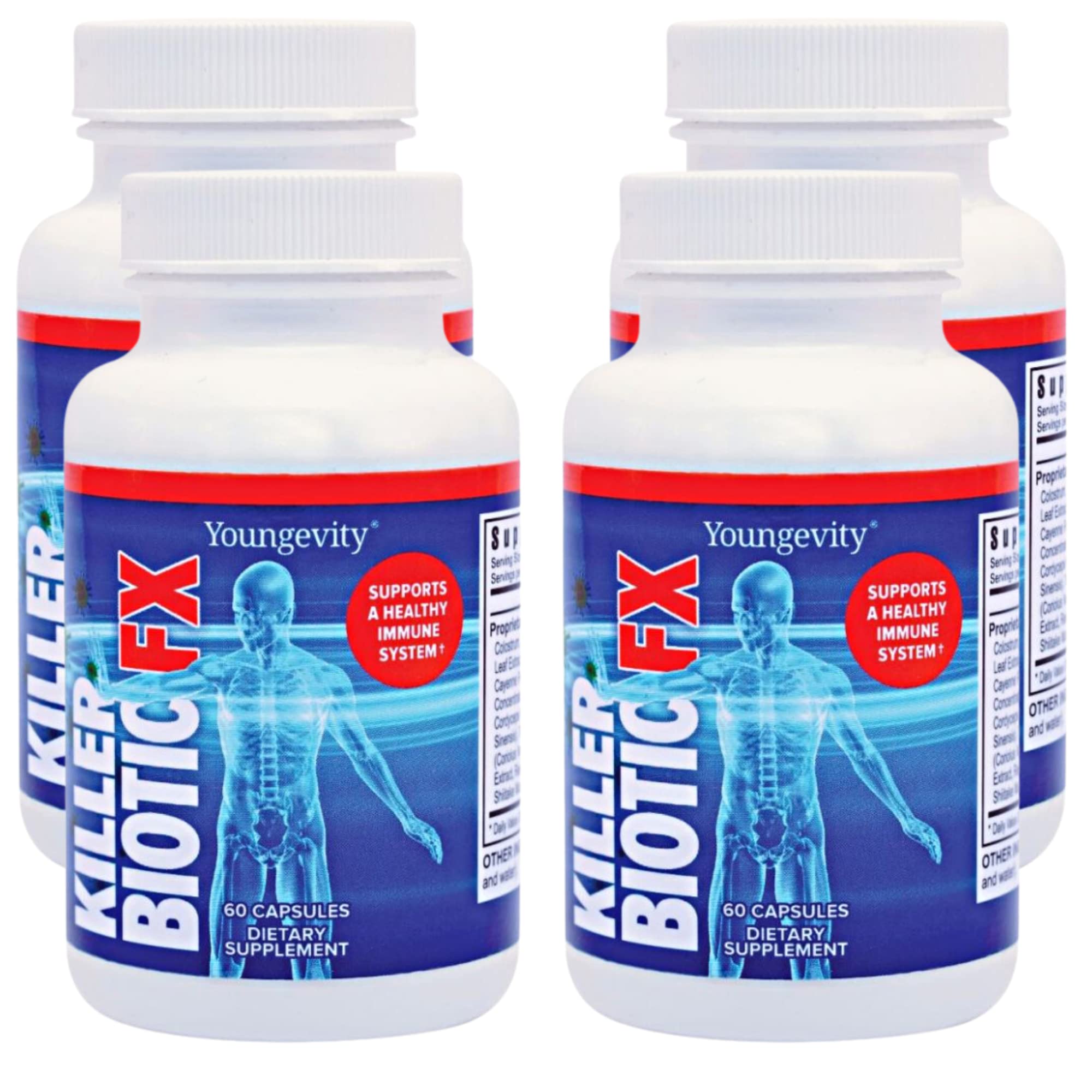 Bottle of Youngevity Killer Biotic FX with propolis