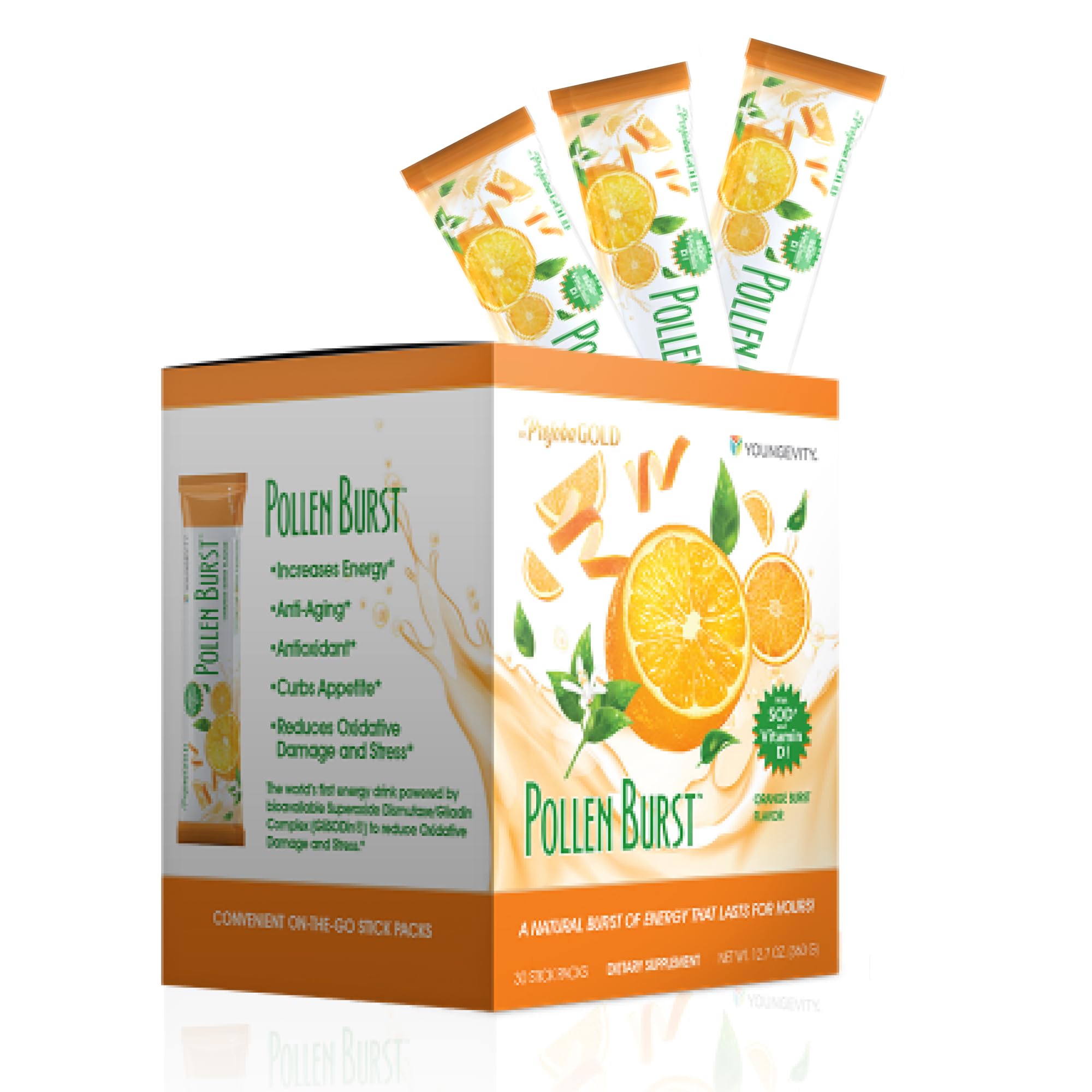 Youngevity Projoba front packet showing branding and single‑serve convenience