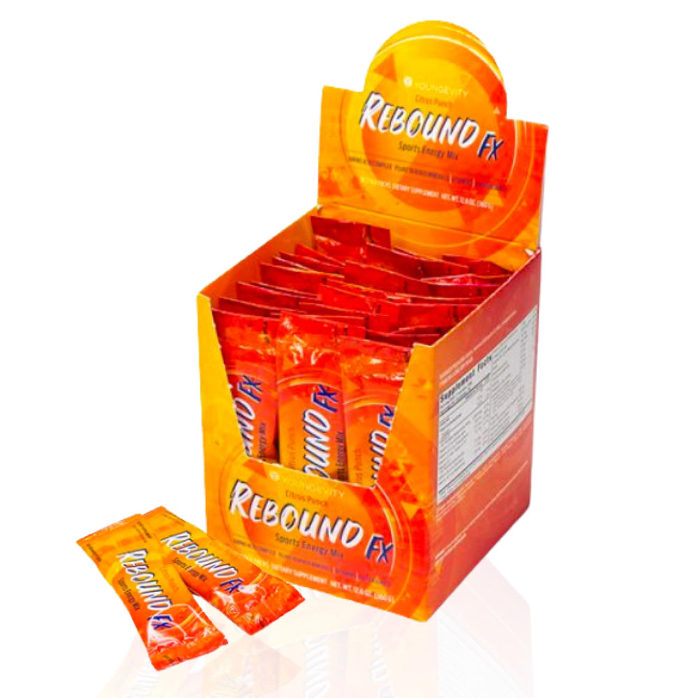 Youngevity Rebound FX Citrus Punch stick-pack 30-count hero image