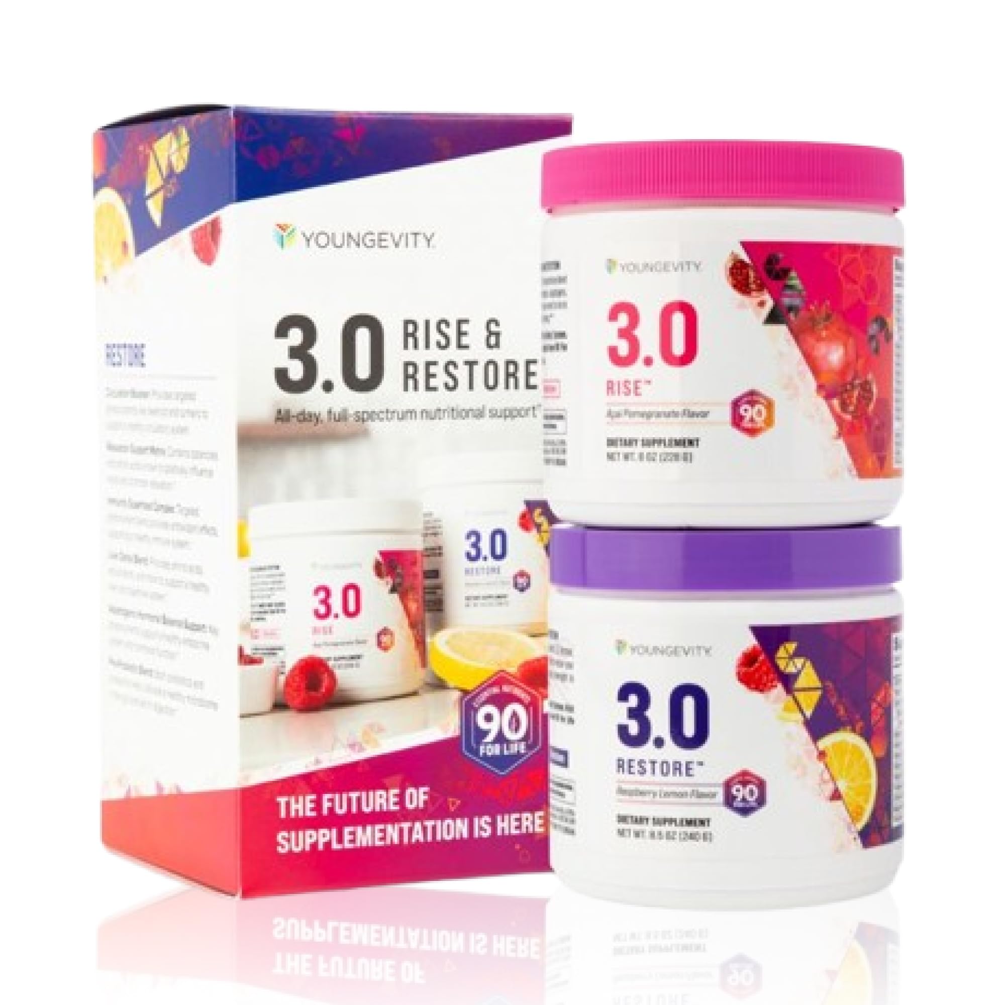 Hero image for Youngevity Rise & Restore 3.0 dual day and night system