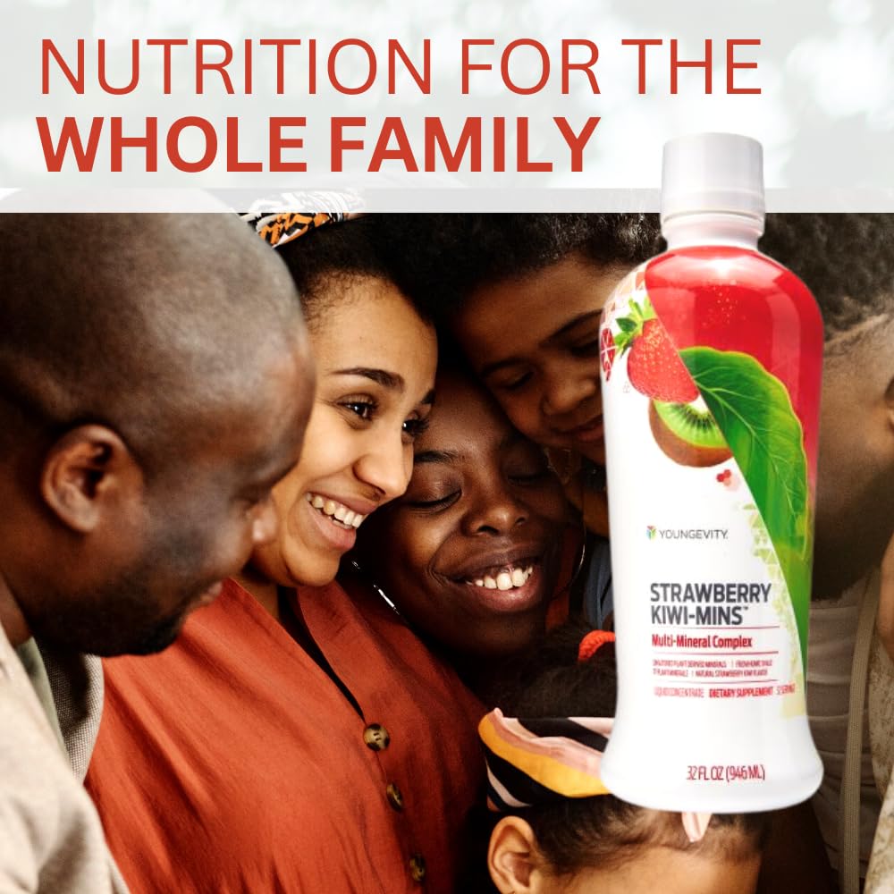 Ingredients and minerals chart for Strawberry Kiwi-Mins