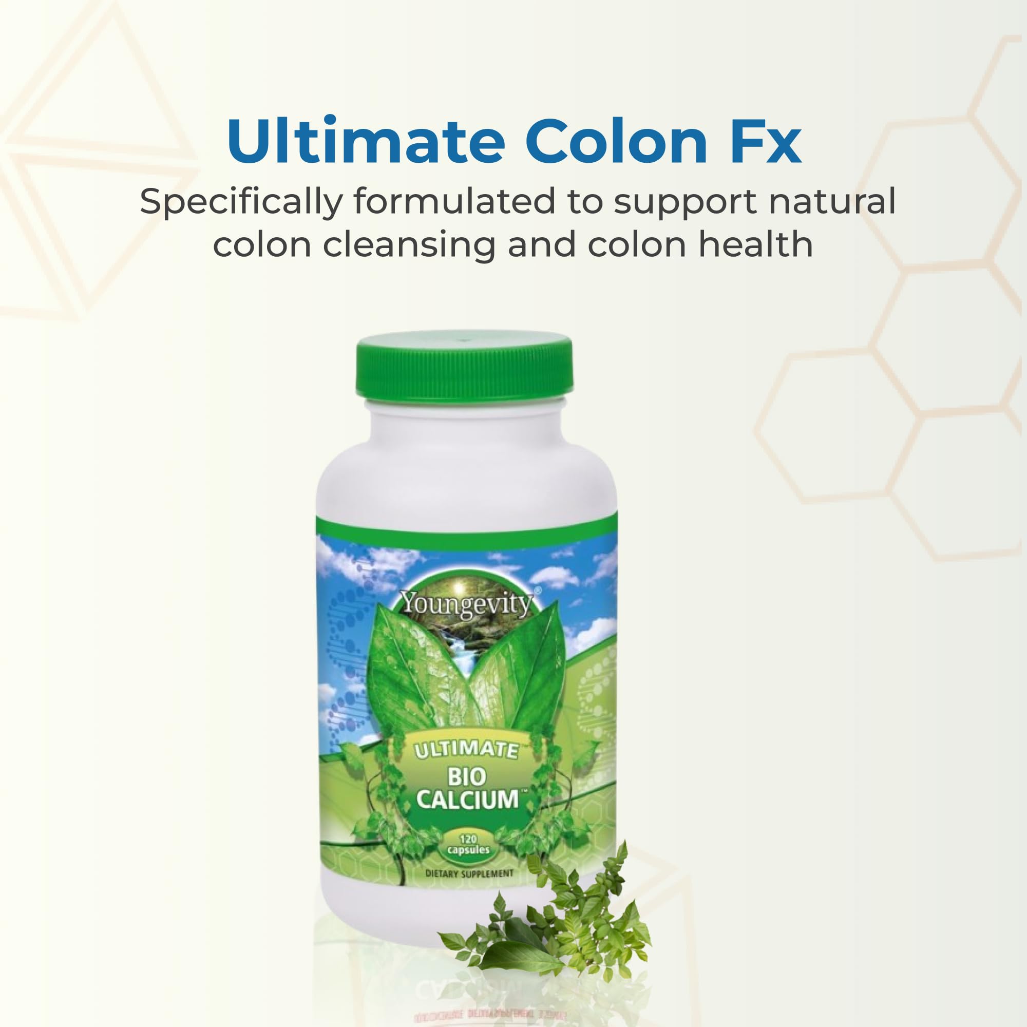 Capsules of Ultimate Colon FX arranged for display