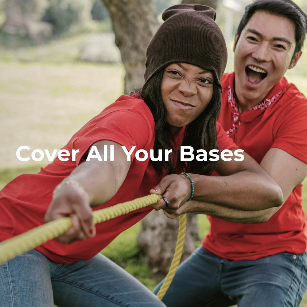 Icons representing vitamins minerals amino acids and phytonutrients