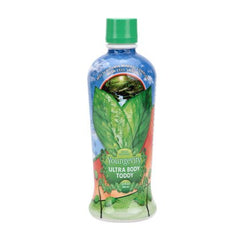Front view of Youngevity Ultra Body Toddy bottle