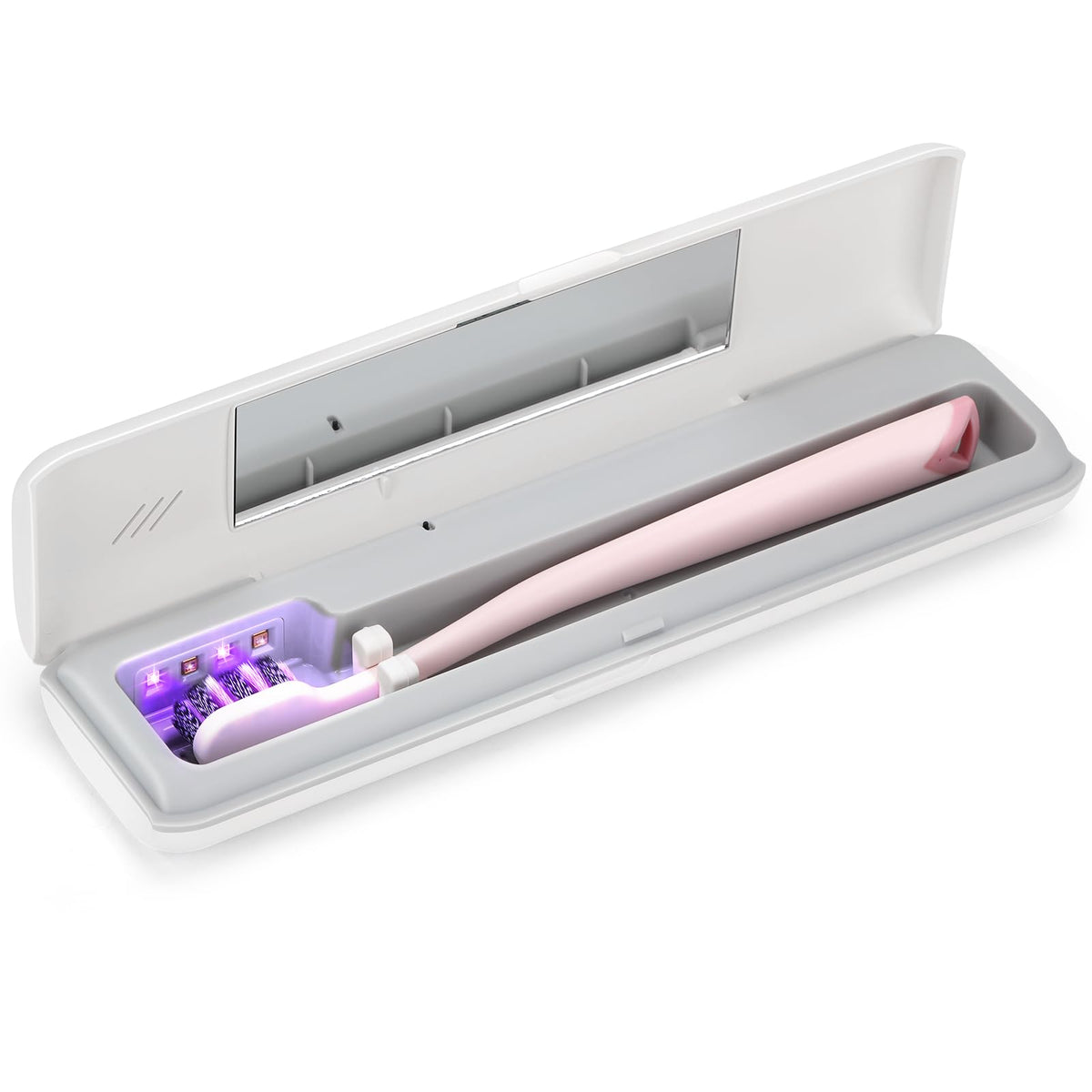 YourMate UVC Toothbrush Case white exterior