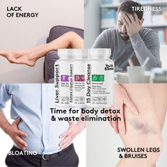 Youth & Tonic 3X bottle side highlighting easy dosing for a 15-day cleanse.