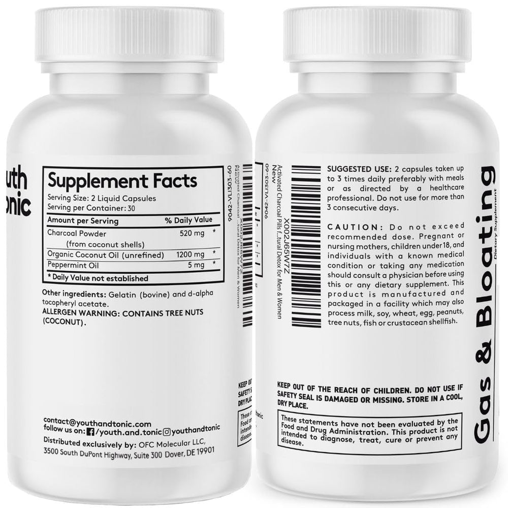 Product packaging of Youth & Tonic Digestion