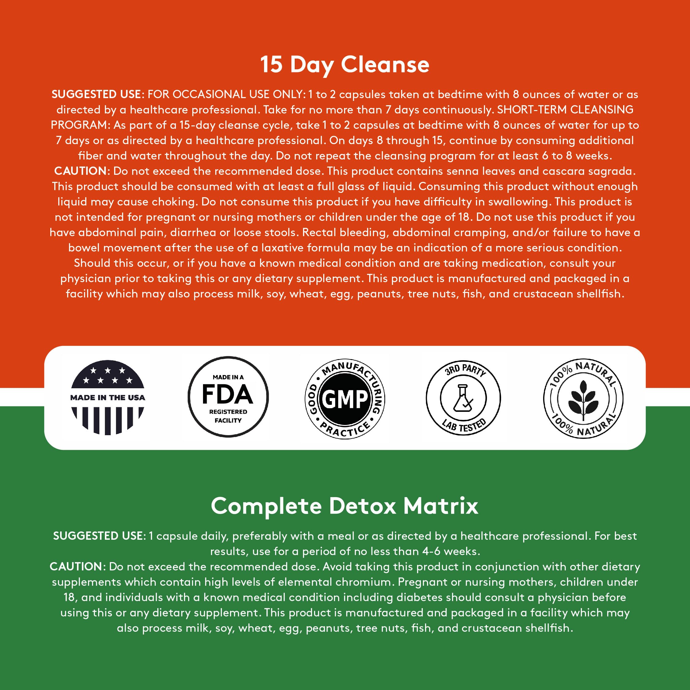 Youth & Tonic product packaging and bottle front for balanced detox support