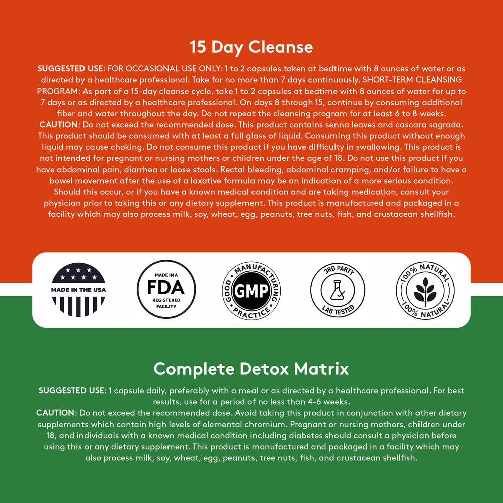 Youth & Tonic product packaging and bottle front for balanced detox support