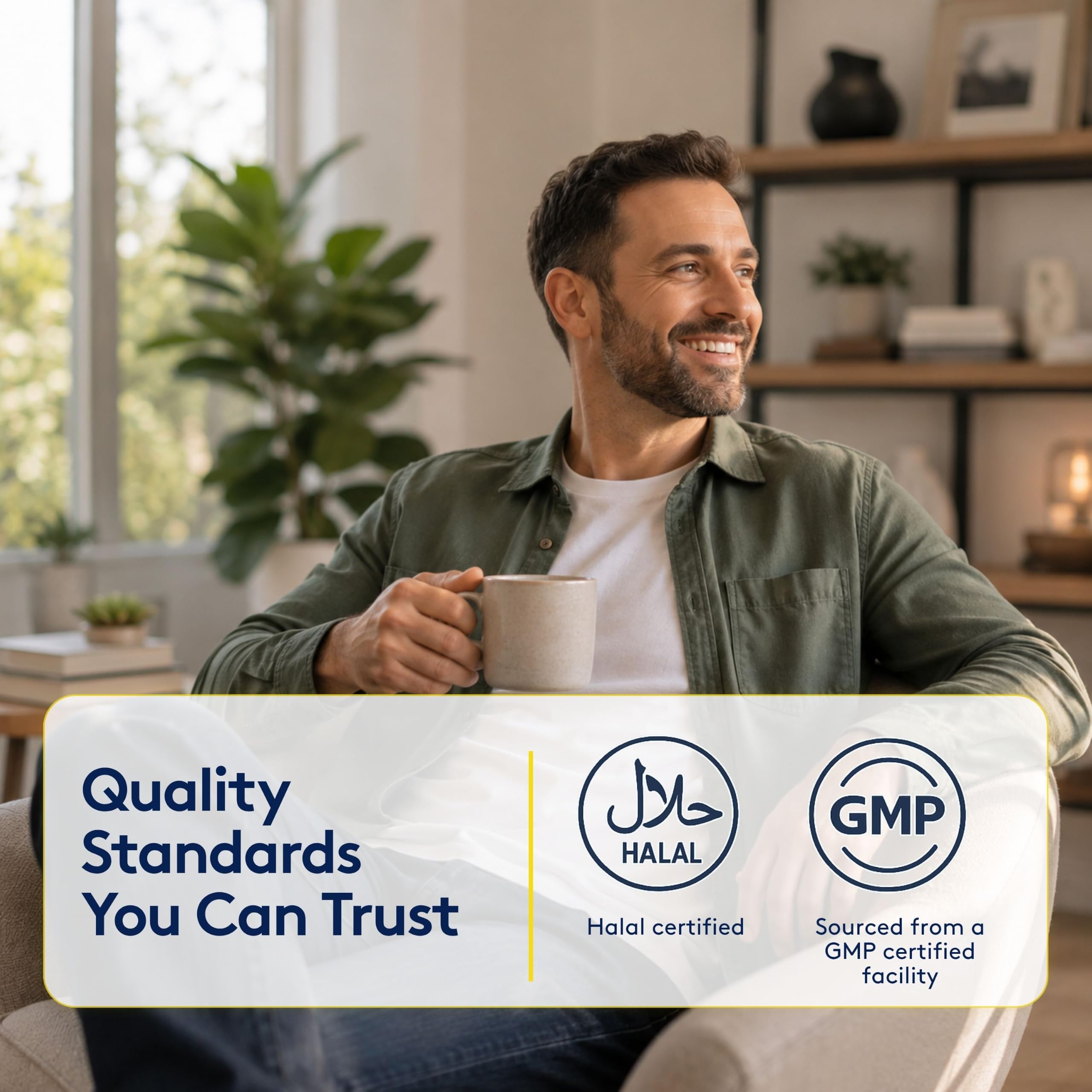 Youth & Tonic manufacturing quality seal indicating cGMP production standards