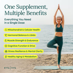 Vegan capsules representing the supplement