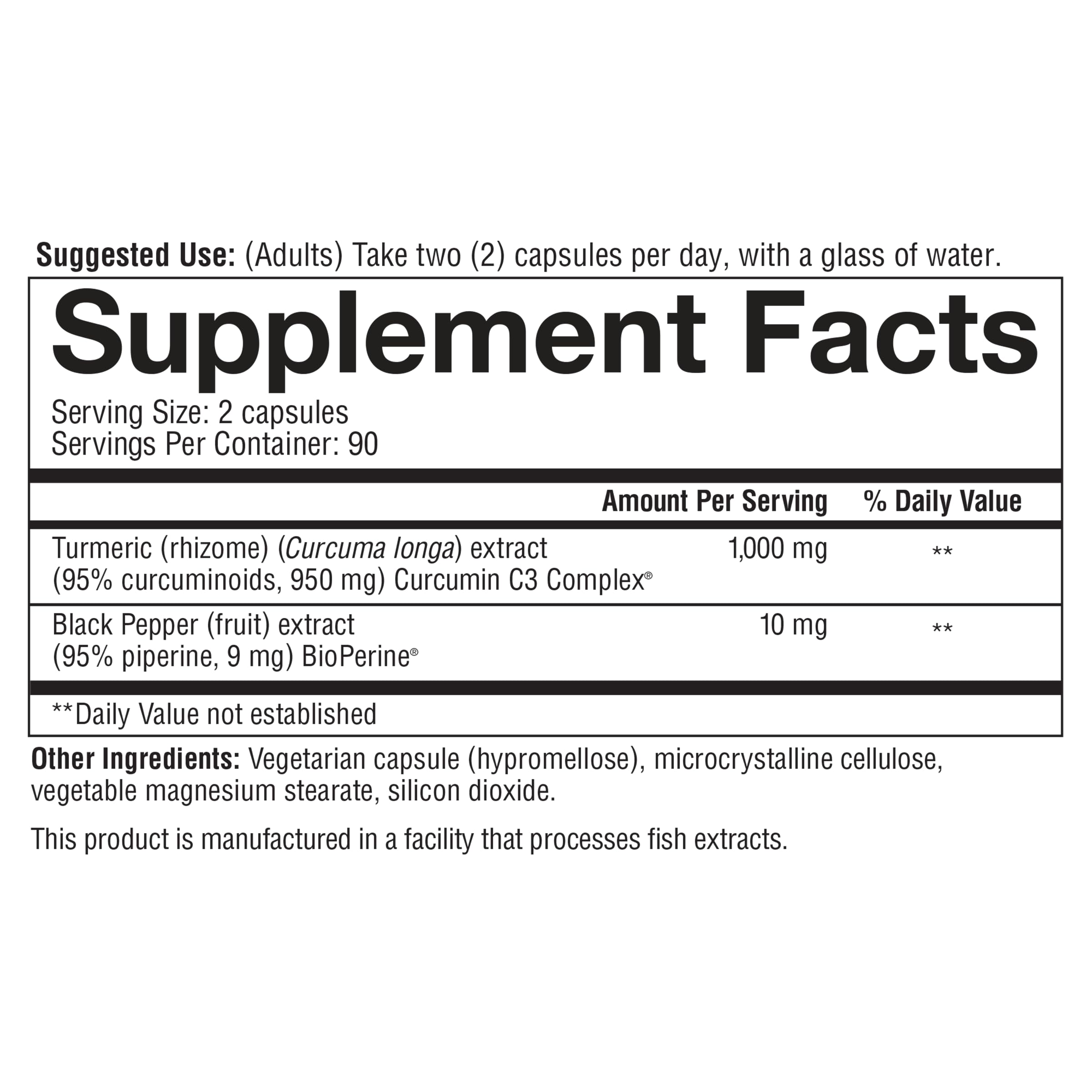 BioPerine black pepper extract for absorption