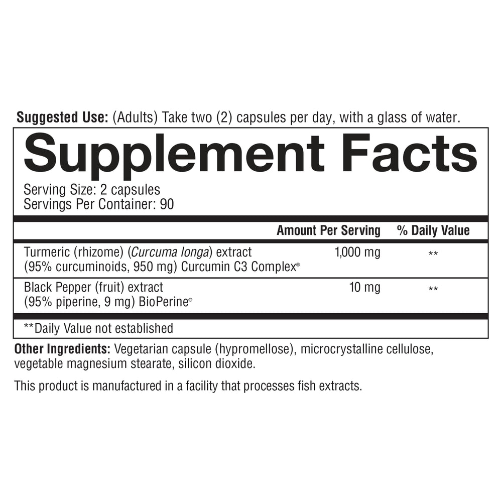 BioPerine black pepper extract for absorption